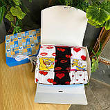 Чоловічий подарунковий бокс шкарпеток на 9 пар 40-45 р. на День Святого Валентина якісні, бавовняні та Br BAR, фото 8