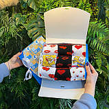 Чоловічий подарунковий бокс шкарпеток на 9 пар 40-45 р. на День Святого Валентина якісні, бавовняні та Br BAR, фото 7