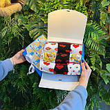 Чоловічий подарунковий бокс шкарпеток на 9 пар 40-45 р. на День Святого Валентина якісні, бавовняні та Br BAR, фото 9