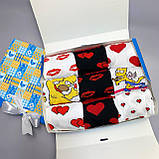 Чоловічий подарунковий бокс шкарпеток на 9 пар 40-45 р. на День Святого Валентина якісні, бавовняні та Br BAR, фото 5