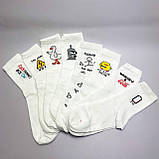 Подарунковий набір шкарпеток чоловічих високих демісезонних однотонних з приколом 40-45 9 пар на креативний Br BAR, фото 4