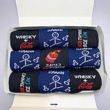 Комплект шкарпеток чоловічих високих весна осінь модних із класним принтом 40-45 9 пар у подарунковій Br BAR, фото 9