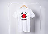 Футболка жіноча біла повсякденна трикотажна легка стильна патріотична з коротким рукавом для дівчини Br BAR, фото 2