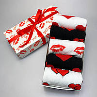 Подарунковий бокс шкарпеток чоловічий на 5 пар 40-45 р класні, практичні, демісезонні, бавовняні та високі Br BAR