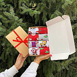 Комплект новорічних чоловічих шкарпеток у подарунковій коробці 8 пар HG Br BAR, фото 3