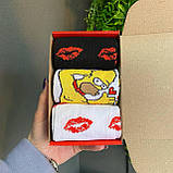 Подарунковий бокс шкарпеток хлопцям на 3 пари 40-45 р кольорові, демісезонні, якісні та оригінальні, високі Br BAR, фото 6