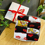 Подарунок парню на день народження бокс якісних стильних шкарпеток 8 пар у коробці 40-45р яскраві модні Br BAR, фото 8