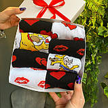 Подарунок парню на день народження бокс якісних стильних шкарпеток 8 пар у коробці 40-45р яскраві модні Br BAR, фото 3