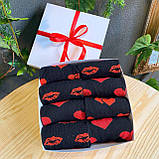 Комплект чоловічих високих шкарпеток 8 пар набір у коробці, оригінальний подарунок парню чоловікові на день Br BAR, фото 4