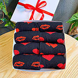 Комплект чоловічих високих шкарпеток 8 пар набір у коробці, оригінальний подарунок парню чоловікові на день Br BAR, фото 7