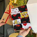 Комплект чоловічих високих шкарпеток 8 пар набір у коробці, оригінальний подарунок парню чоловікові на день Br BAR, фото 4