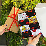 Комплект чоловічих високих шкарпеток 8 пар набір у коробці, оригінальний подарунок парню чоловікові на день Br BAR, фото 2