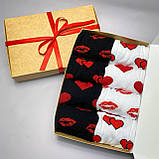 Комплект чоловічих високих шкарпеток 8 пар набір у коробці, оригінальний подарунок парню чоловікові на день Br BAR, фото 5