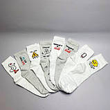 Набір шкарпеток чоловічих довгих демісезонних практичних з яскравими смішними малюнками 40-45 8 пар для Br BAR, фото 2