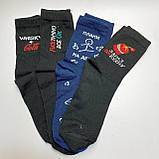 Бокс шкарпеток чоловічих довгих весна-осінь крутих з модним прикольним принтом 40-45 8 пар у подарунковій Br BAR, фото 5