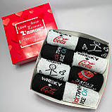 Круті подарункові шкарпетки в красивій коробці чоловічі високі весна-осінь із прикольним тренд дизайном Br BAR, фото 6