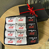 Чоловічий подарунковий бокс шкарпеток на 12 пар 40-45 р різнобарвні, демісезонні весна-осінь трикотажні RR Br BAR, фото 4