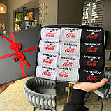 Чоловічий подарунковий бокс шкарпеток на 12 пар 40-45 р різнобарвні, демісезонні весна-осінь трикотажні RR Br BAR, фото 3