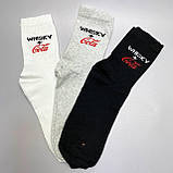 Набір чоловічих шкарпеток довгих трикотажних демісезонних з прикольним модним принтом 40-45 12 пар ідея на Br BAR, фото 3