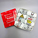 Комплект чоловічих шкарпеток довгих креативних демісезонних із веселими кумедними малюнками 40-45 8 шт у Br BAR, фото 4