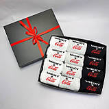 Набір чоловічих шкарпеток довгих трикотажних демісезонних з прикольним модним принтом 40-45 12 пар ідея на Br BAR, фото 2