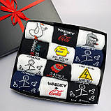 Набір прикольних шкарпеток чоловічих на 12 пар 40-45 р із піпипками бавовняні, молодіжні та якісні VG Br BAR, фото 8