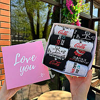 Тренд комплект шкарпеток чоловічих високих креативних весна-осінь із кумедним дизайном 40-45 8 шт у Br BAR