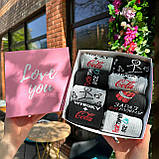 Тренд комплект шкарпеток чоловічих високих креативних весна-осінь із кумедним дизайном 40-45 8 шт у Br BAR, фото 6