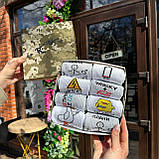 Найкращий комплект шкарпеток чоловічих довгих повсякденних весна-осінь із крутим веселим принтом 40-45 8 Br BAR, фото 4