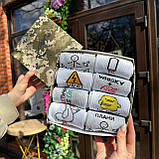 Найкращий комплект шкарпеток чоловічих довгих повсякденних весна-осінь із крутим веселим принтом 40-45 8 Br BAR, фото 5