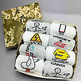 Найкращий комплект шкарпеток чоловічих довгих повсякденних весна-осінь із крутим веселим принтом 40-45 8 Br BAR, фото 6