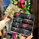 Оригінальний бокс шкарпеток чоловічих високих демісезонних зі смішним дизайном 40-45 8 пар крута ідея на Br BAR, фото 2