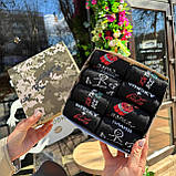 Оригінальний бокс шкарпеток чоловічих високих демісезонних зі смішним дизайном 40-45 8 пар крута ідея на Br BAR, фото 5