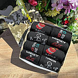 Оригінальний бокс шкарпеток чоловічих високих демісезонних зі смішним дизайном 40-45 8 пар крута ідея на Br BAR, фото 9