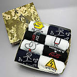 Крутий набір шкарпеток чоловічих високих демісезонних із кумедним дизайном 40-45 8 пар прикольна ідея на Br BAR, фото 8