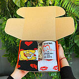 Чоловічий набір керамічна чашка 330 мл і високі демісезонні шкарпетки 8 пар 40-45 на креативний подарунок Br BAR, фото 8