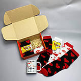 Чоловічий набір керамічна чашка 330 мл і високі демісезонні шкарпетки 8 пар 40-45 на креативний подарунок Br BAR, фото 3