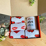 Бокс чоловічий керамічна чашка 330 мл і високі шкарпетки весна-осінь 8 пар 40-45 на цікавий подарунок Br BAR, фото 6