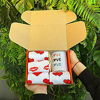 Чоловічий набір шкарпетки довгі демісезонні 8 пар 40-45 + чашка 330 мл цікавий подарунок коханому хлопцю Br BAR