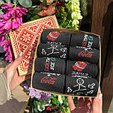 Подарунковий набір шкарпеток чоловічих високих демісезонних з яскравим веселим барвистим дизайном 40-45 8 Br BAR, фото 9