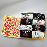 Комплект шкарпеток чоловічих високих демісезонних демісезонних однотонних з яскравими веселими малюнками та Br BAR, фото 5