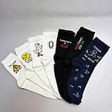 Бокс шкарпеток чоловічих довгих демісезонних практичних стильних з яскравим кумедним дизайном 40-45 8 пар Br BAR, фото 7