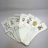 Класний комплект шкарпеток чоловічих високих демісезонних модних із веселими смішними малюнками 40-45 8 шт Br BAR, фото 8