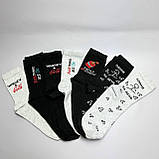 Бокс шкарпеток для хлопців високих демісезонних демісезонних трикотажних із кумедним принтом 40-45 8 пар на Br BAR, фото 3