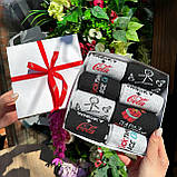 Бокс шкарпеток для хлопців високих демісезонних демісезонних трикотажних із кумедним принтом 40-45 8 пар на Br BAR, фото 7