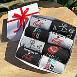 Бокс шкарпеток для хлопців високих демісезонних демісезонних трикотажних із кумедним принтом 40-45 8 пар на Br BAR, фото 8