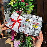 Набір шкарпеток чоловічих високих крутих весна-осінь з яскравими смішними малюнками 40-45 8 пар у Br BAR, фото 4