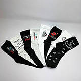 Комплект шкарпеток чоловічих довгих практичних демісезонних з оригінальним кумедним принтом 40-45 8 пар для Br BAR, фото 2