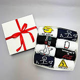 Оригінальний набір шкарпеток чоловічих довгих демісезонних з креативним веселим дизайном 40-45 8 пар на Br BAR, фото 5