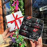 Найкращий комплект шкарпеток чоловічих високих демісезонних із креативним смішним принтом 40-45 8 пар для Br BAR, фото 5